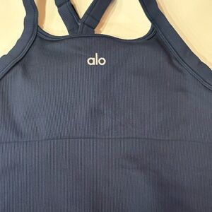 ALO Yoga Seamless Ribbed Bra Tank Size XS
